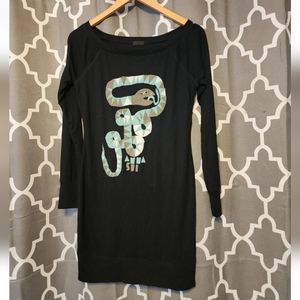 Rare Anna Sui Snake Tunic Dress Womens Medium 6